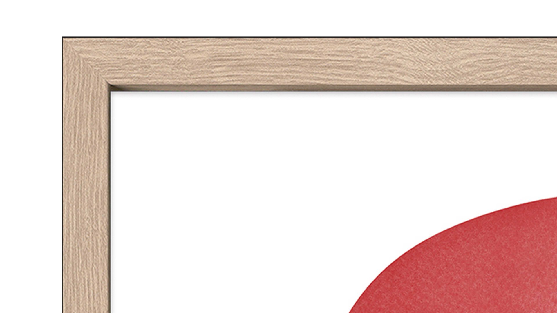 Kunstdruck Pro®art bilderpalette aus Karton / Papier / Pappe in Rosa PRO®ART Kunstdruck Scandic Living Rose & Eiche - ca. 35 x 45 cm