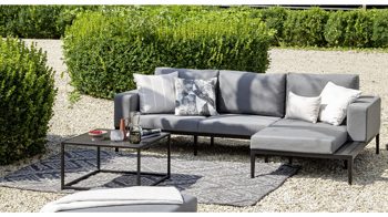 Outdoor-Teppich Hartman outdoor products aus Textil in Dunkelgrau SCHÖNER WOHNEN Teppich Outdoor-Teppich schiefergrau gemustert - ca. 160 x 230 cm