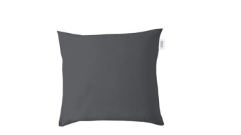 Kissen Hartman outdoor products aus Stoff in Dunkelgrau SCHÖNER WOHNEN Kissen Fiona schiefergrauer Stoff AGORA® - ca. 40 x 40 cm
