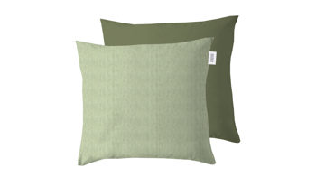 Kissen Hartman outdoor products aus Stoff in Oliv SCHÖNER WOHNEN Wendekissen Mika olivfarbener Stoff AGORA® - ca. 60 x 60 cm