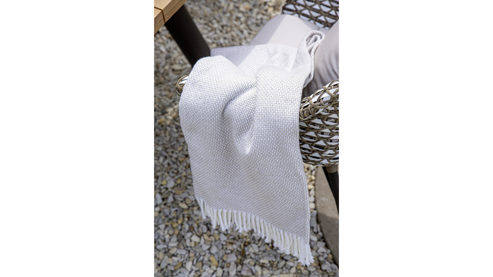 Decke Hartman outdoor products aus Textil in Sand SCHÖNER WOHNEN Outdoor-Decke Plaid sandfarben - ca. 130 x 170 cm