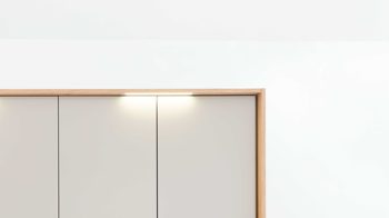 Möbelbeleuchtung Interliving aus Kunststoff in Weiß Interliving Schlafzimmer Serie 1023 – Stab-Beleuchtung eine Leuchte