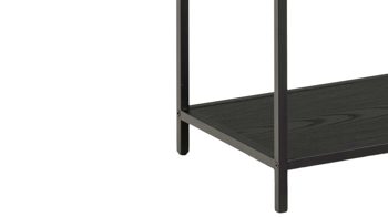 Regal Actona group aus Holz in Schwarz Treppenregal Seaford Schwarz  ca. 135 x 150 cm