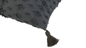 Kissenbezug /-hülle Done.® aus Baumwolle in Anthrazit done.® Kissenhülle Cushion Luise anthrazitfarbene Baumwolle - ca. 40 x 60 cm