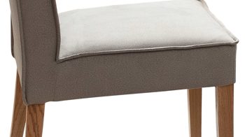 Polsterstuhl Standard furniture factory aus Stoff in Hellgrau Polsterstuhl Lagos hellgrauer Bezug Arizona 4411