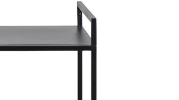 Servierwagen Actona group aus Metall in Schwarz Metallmöbel Newcastle - Servierwagen schwarzes Metall - drei Böden, Breite ca. 78 cm