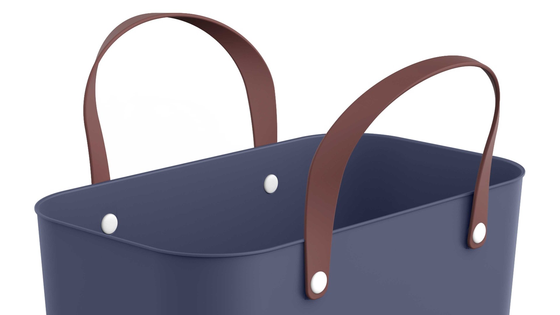 Tasche Rotho aus Kunststoff in Dunkelblau rotho modulares Recycling Müllsystem Albula - Multibag Style Irisblau - ca. 25 Liter