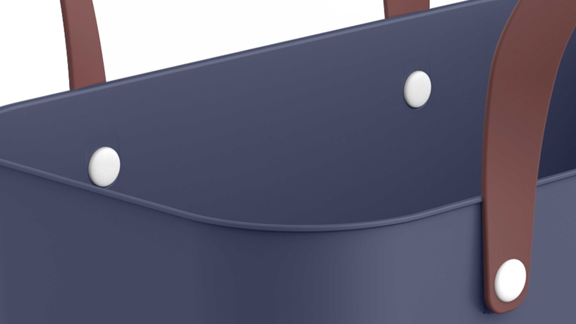 Tasche Rotho aus Kunststoff in Dunkelblau rotho modulares Recycling Müllsystem Albula - Multibag Style Irisblau - ca. 25 Liter