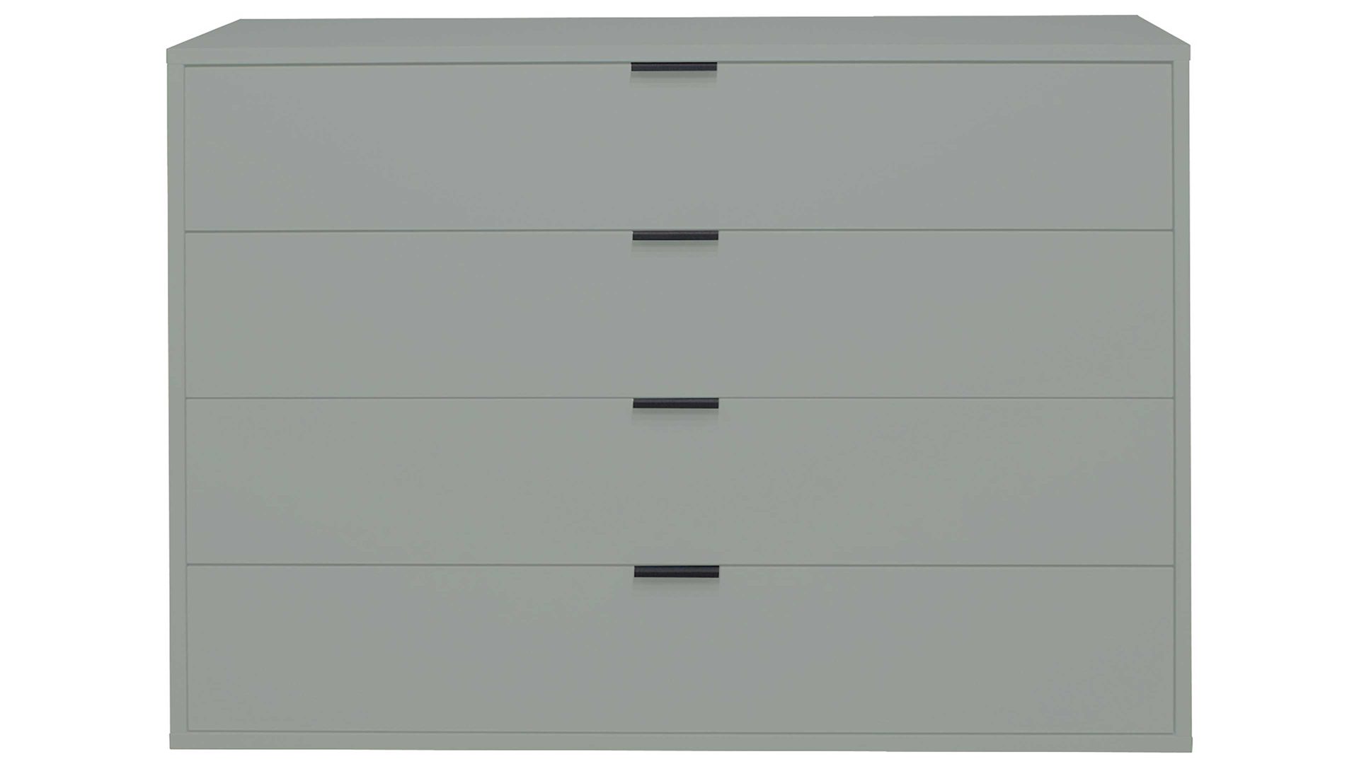 Schubladenkommode Mäusbacher i.i. aus Holz in Hellgrün Kommodenserie Bonnie - Schubladenkommode pinengrüner Mattlack - vier Schubladen, Breite ca. 119 cm