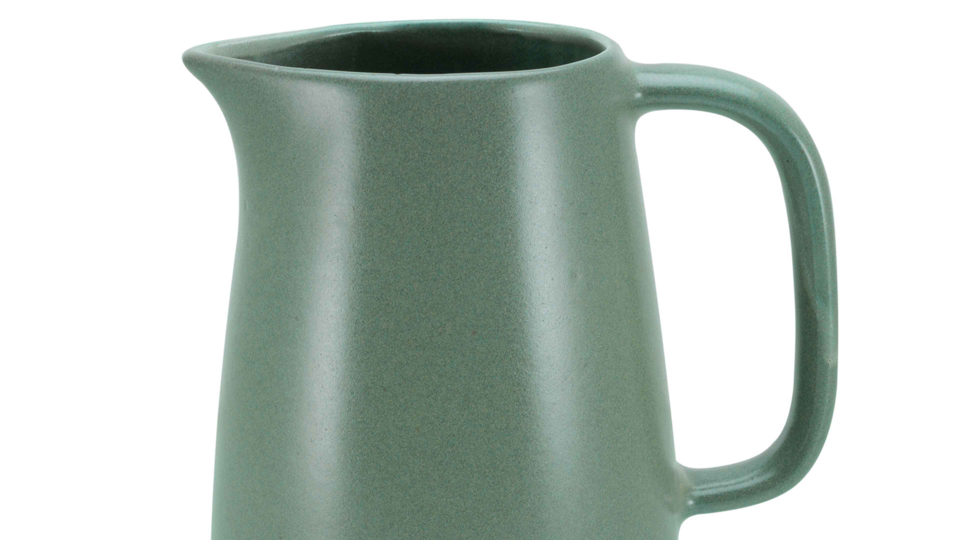 Krug Creatable aus Keramik in Grün CREATABLE Uno – Krug grünes Steinzeug - 2000 ml Fassungsvermögen