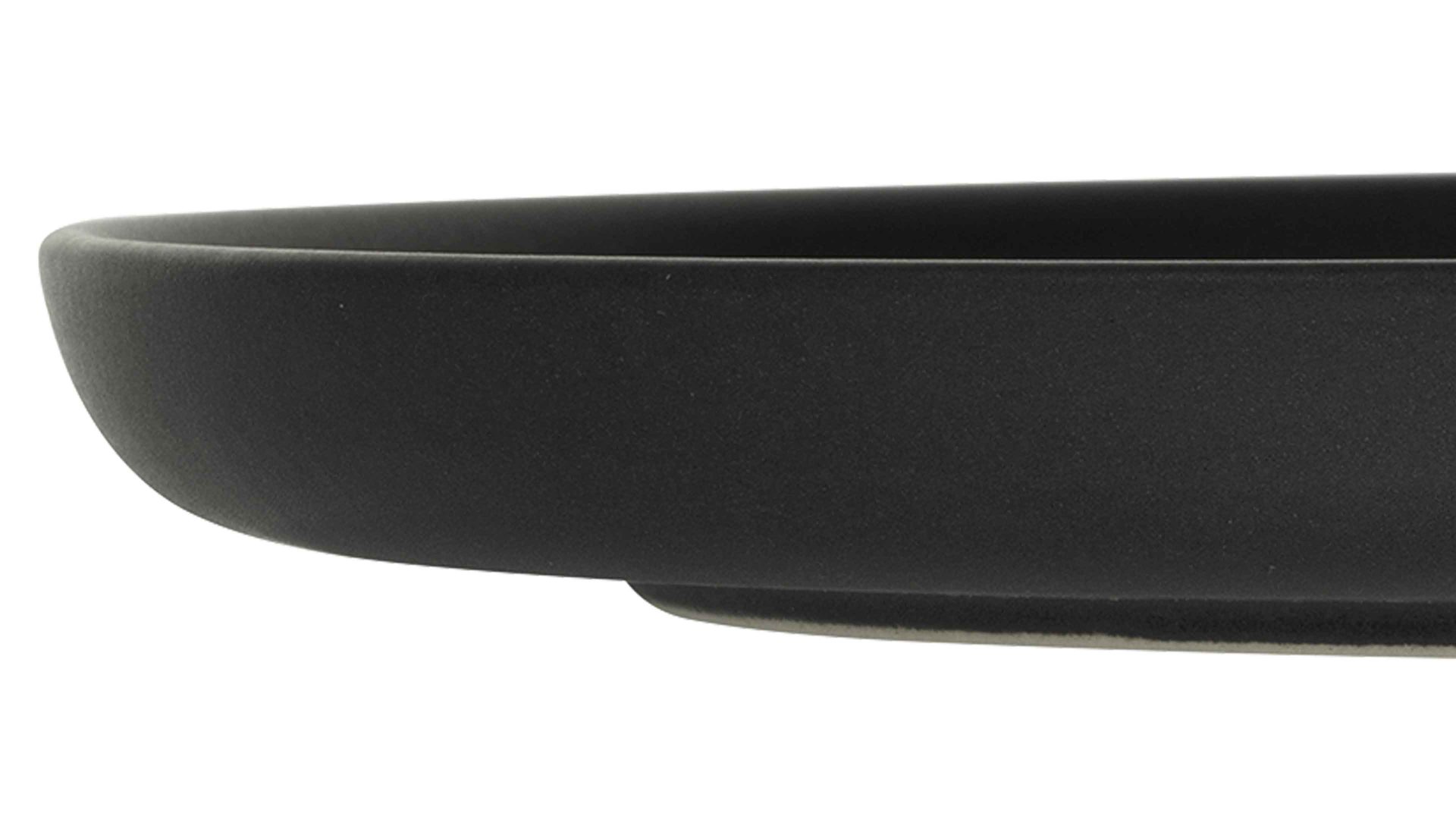 Essteller Creatable aus Keramik in Schwarz CREATABLE Uno – Speiseteller schwarzes Steinzeug – Durchmesser ca. 28 cm