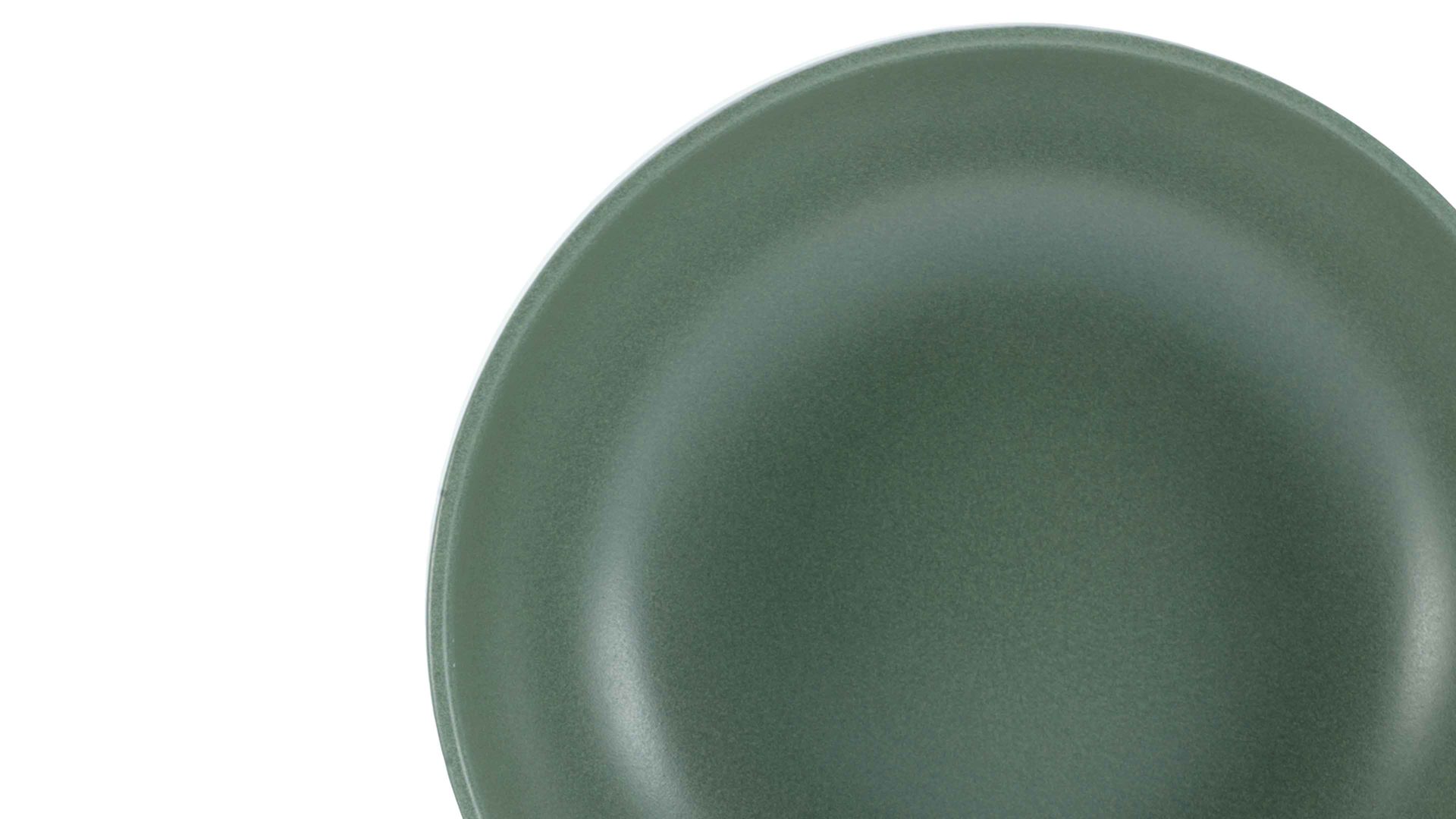 Schale Creatable aus Keramik in Grün CREATABLE Uno – Mehrzweckschale grünes Steinzeug – Durchmesser ca. 16 cm