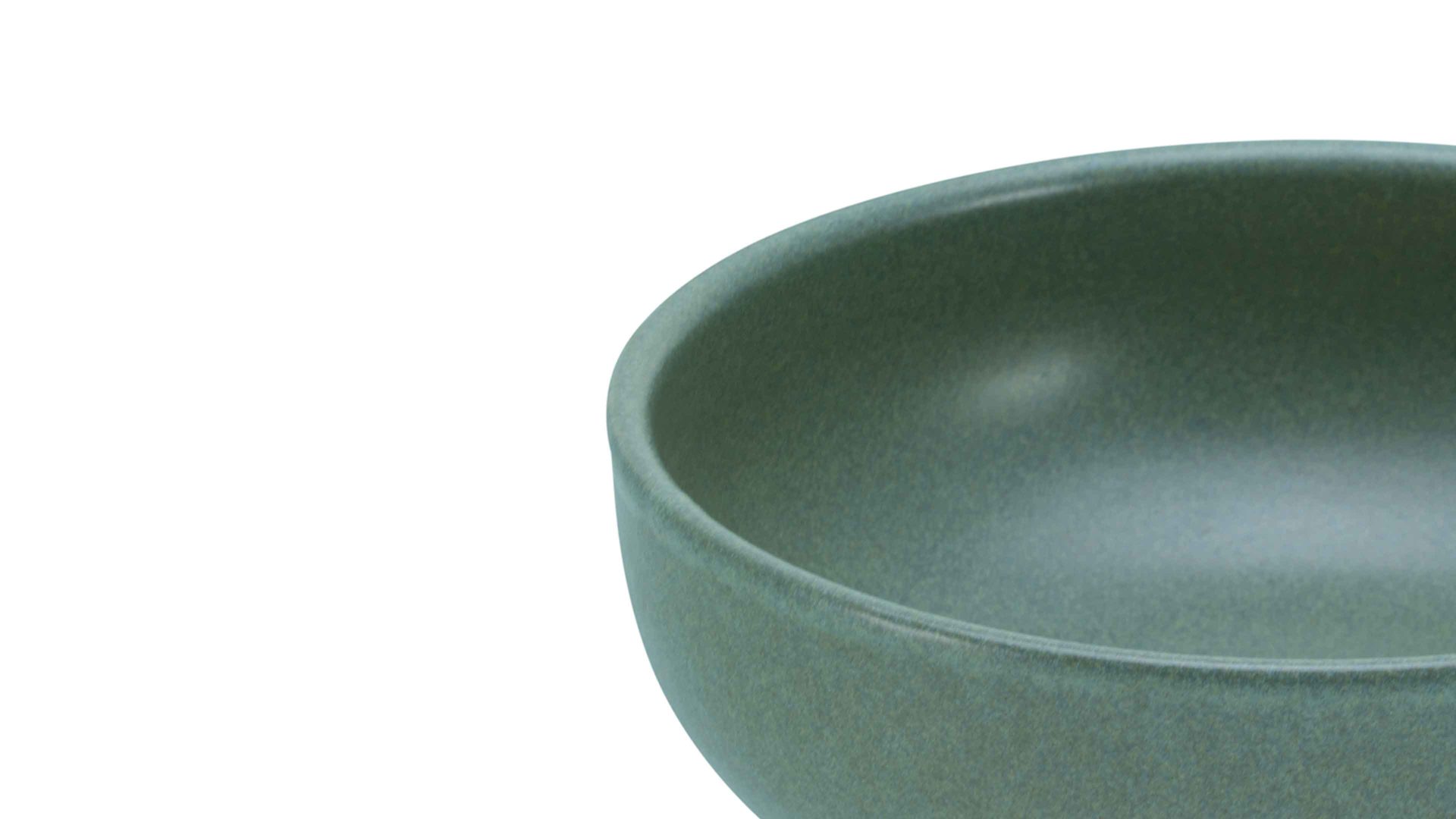 Schale Creatable aus Keramik in Grün CREATABLE Uno – Dipschale grünes Steinzeug – Durchmesser ca. 12 cm