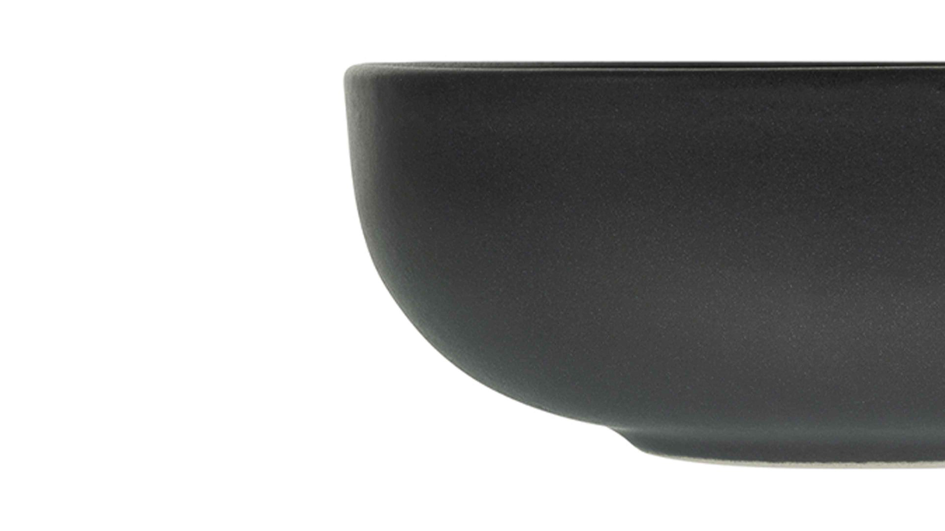 Schale Creatable aus Keramik in Schwarz CREATABLE Uno – Dipschale schwarzes Steinzeug – Durchmesser ca. 12 cm