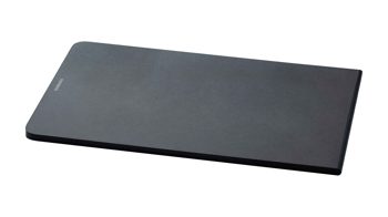 Schneidbrett Continenta aus Holz in Schwarz CONTINENTA Duracore - Schneidebrett schwarzer Recycling-Werkstoff – ca. 24 x 35 cm