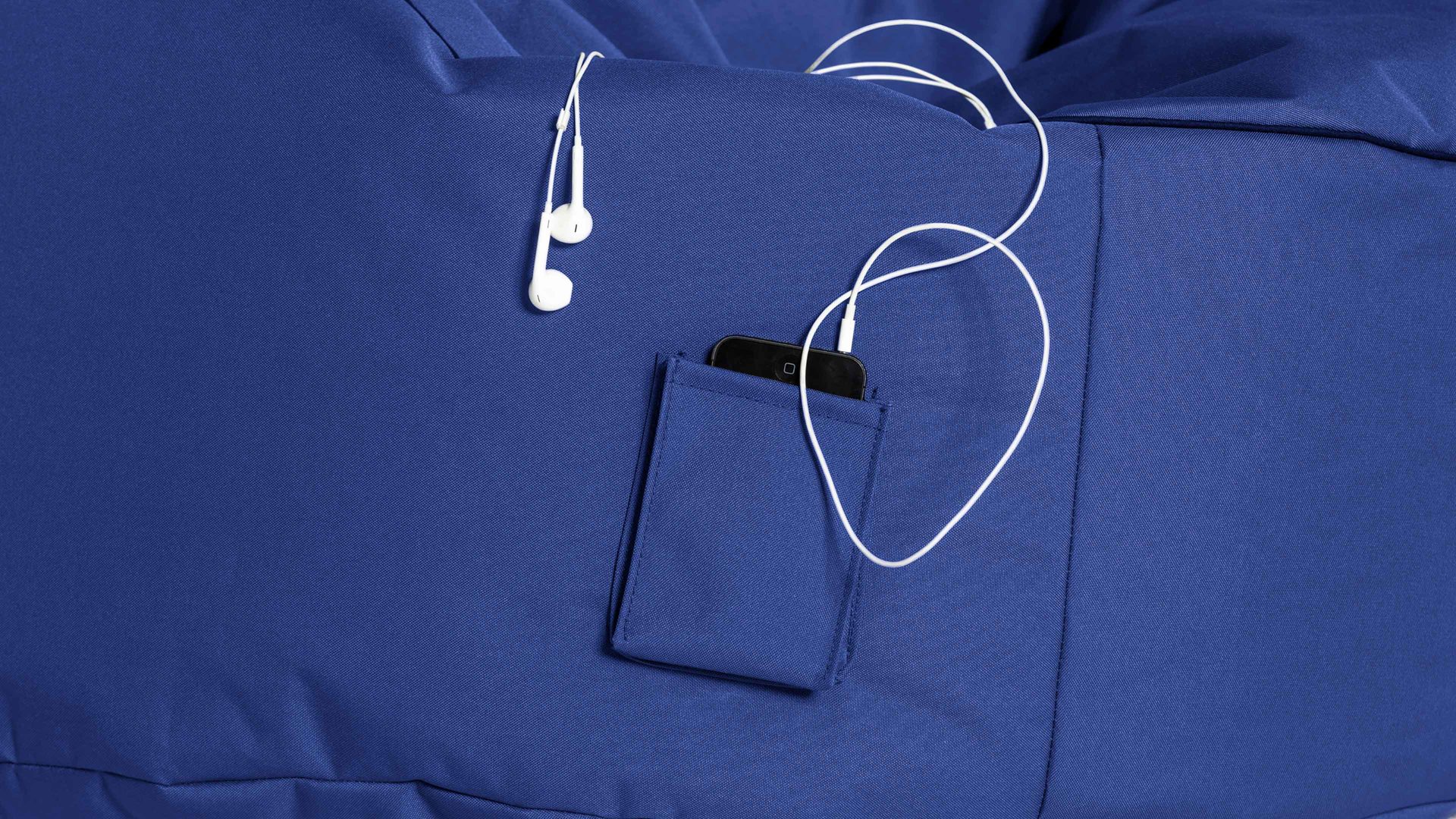 Sitzsack-Sessel Magma sitting point aus Kunstfaser in Blau SITTING POINT Sitzsack-Sessel swing scuba® dunkelblaue Kunstfaser - ca. 95 x 90 x 65 cm