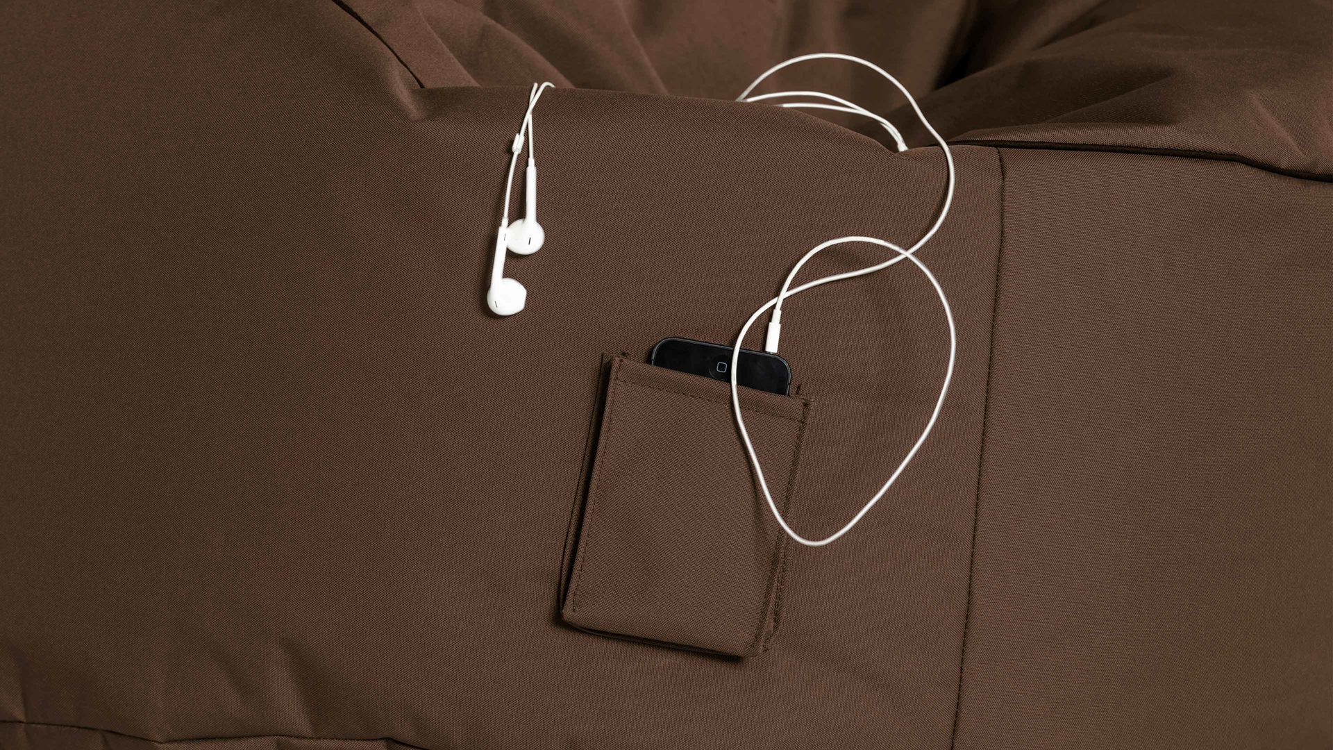 Sitzsack-Sessel Magma sitting point aus Kunstfaser in Braun SITTING POINT Sitzsack-Sessel swing scuba® braune Kunstfaser - ca. 95 x 90 x 65 cm