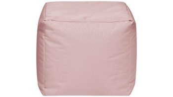 Sitzsack-Würfel Magma sitting point aus Kunstfaser in Rosa SITTING POINT Sitzwürfel cube scuba® altrosa Kunstfaser - ca. 40 x 40 x 40 cm