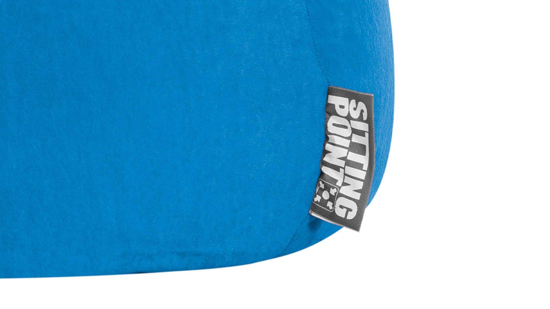 Standard-Sitzsack Magma sitting point aus Kunstfaser in Blau SITTING POINT beanbag easy XL als Sitzmöbel blaue Mikrofaser - ca. 220 Liter