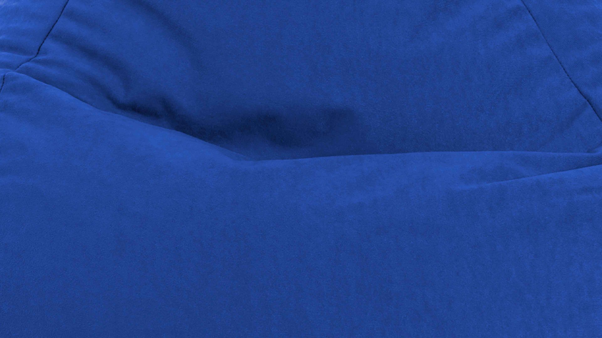 Standard-Sitzsack Magma sitting point aus Kunstfaser in Dunkelblau SITTING POINT beanbag easy L - Sitzmöbel dunkelblaue Mikrofaser - ca. 120 Liter