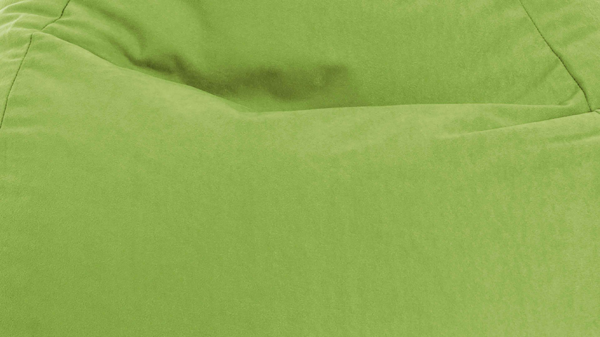 Standard-Sitzsack Magma sitting point aus Kunstfaser in Hellgrün SITTING POINT beanbag easy L - Sitzmöbel grüne Mikrofaser - ca. 120 Liter