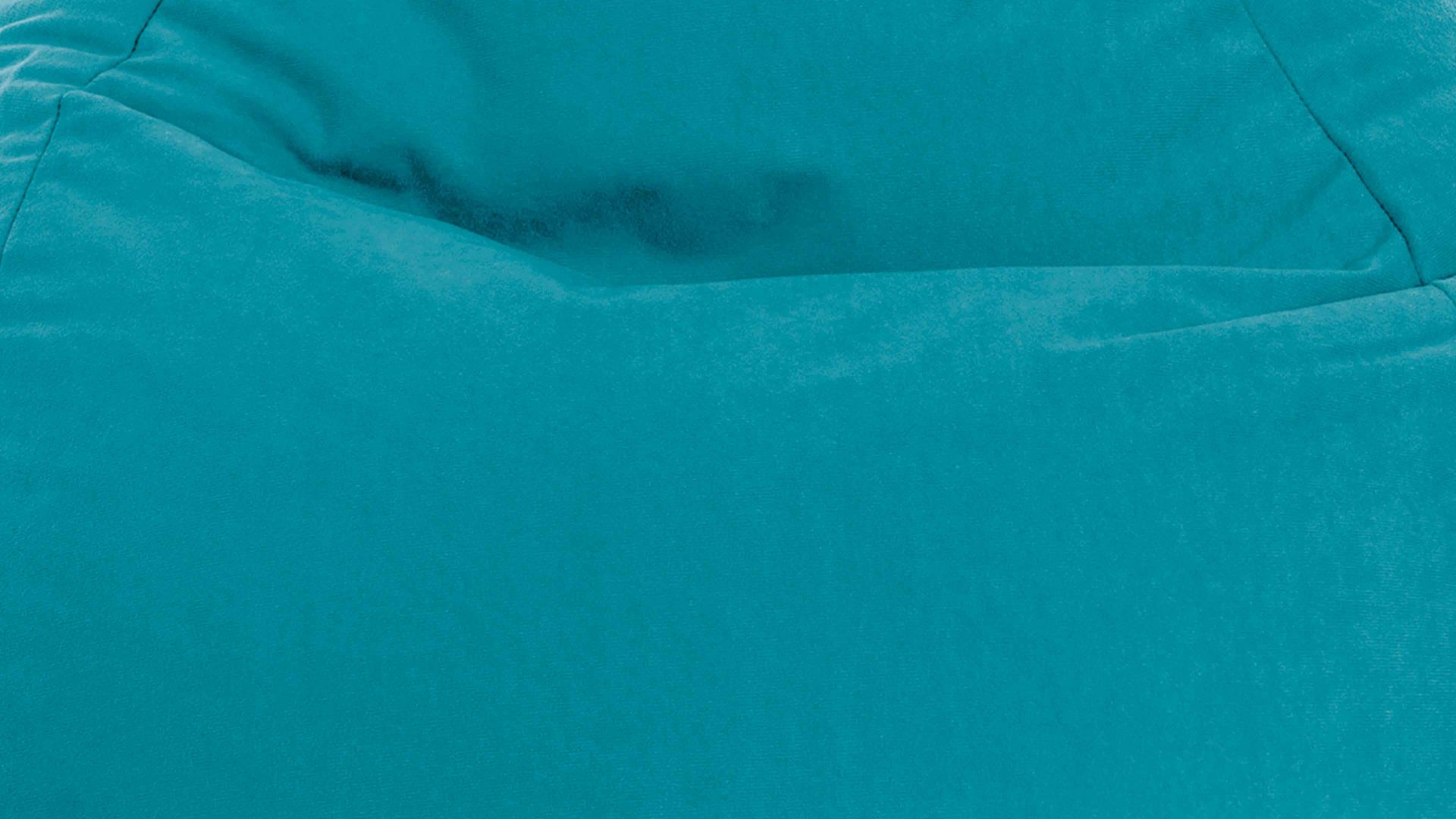 Standard-Sitzsack Magma sitting point aus Kunstfaser in Hellblau SITTING POINT beanbag easy XL als Sitzmöbel smaragdfarbene Mikrofaser - ca. 220 Liter