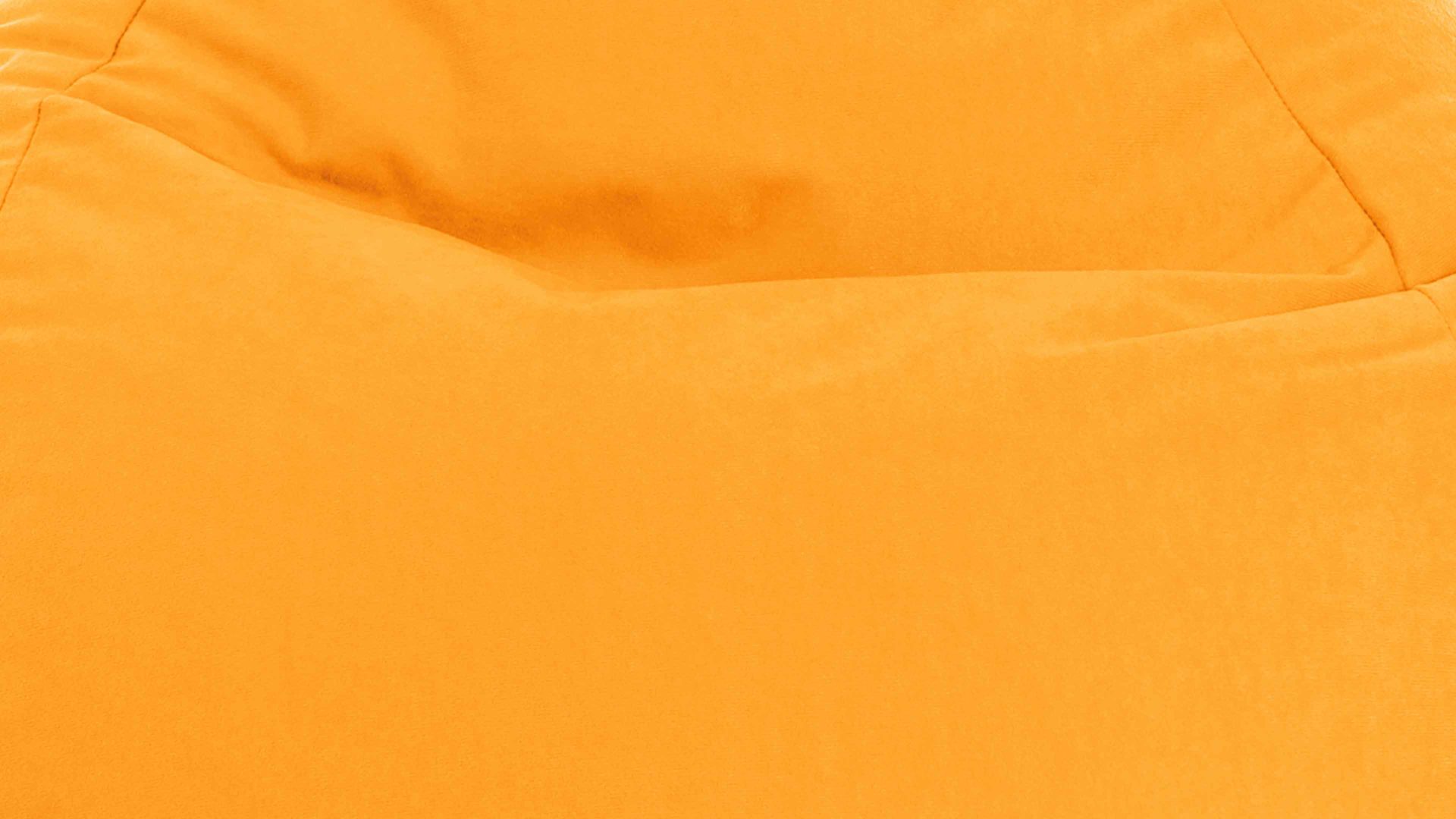 Standard-Sitzsack Magma sitting point aus Kunstfaser in Gelb SITTING POINT beanbag easy XL als Sitzmöbel gelbe Mikrofaser - ca. 220 Liter