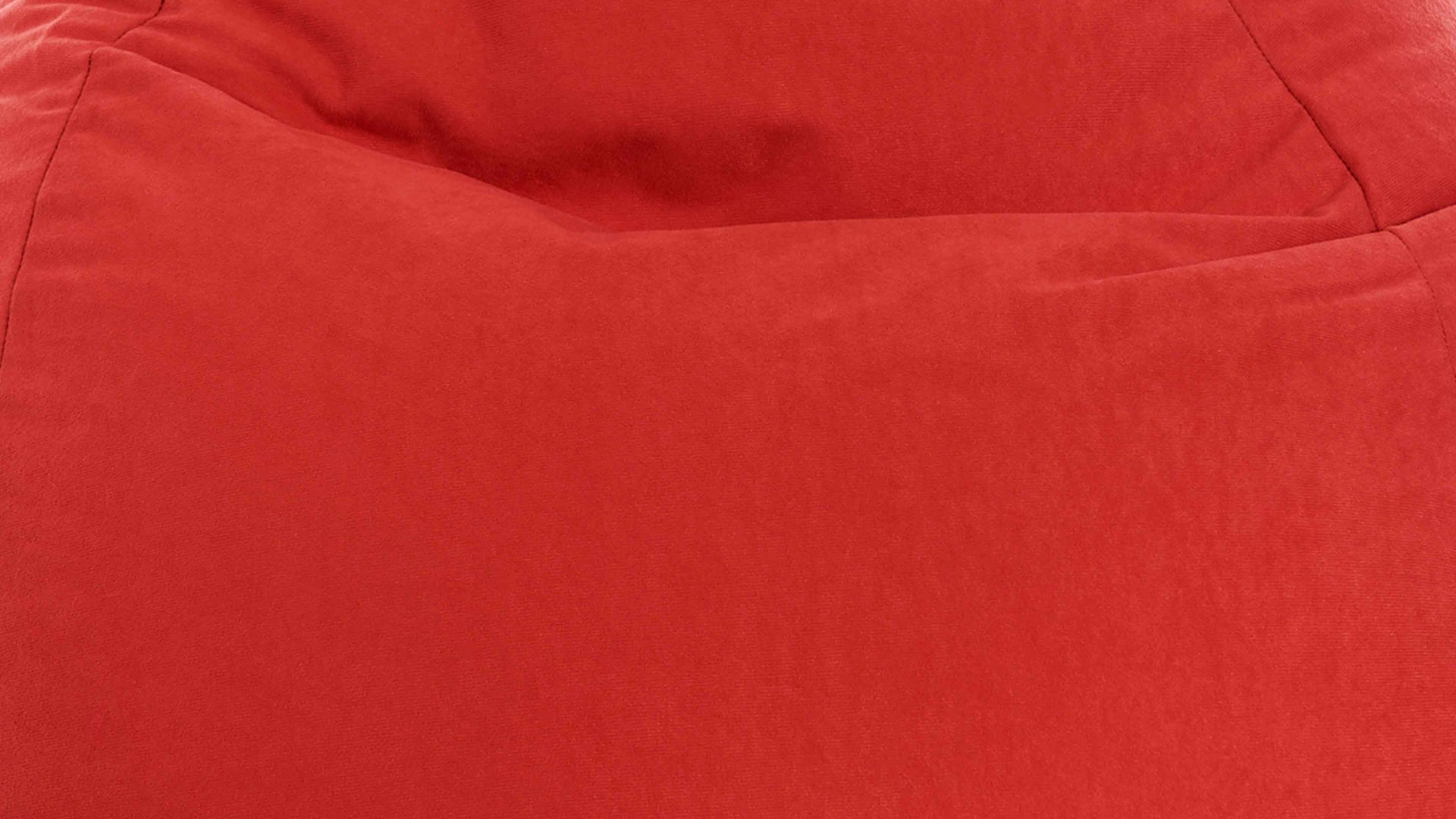 Standard-Sitzsack Magma sitting point aus Kunstfaser in Rot SITTING POINT beanbag easy L - Sitzmöbel tomatenrote Mikrofaser - ca. 120 Liter