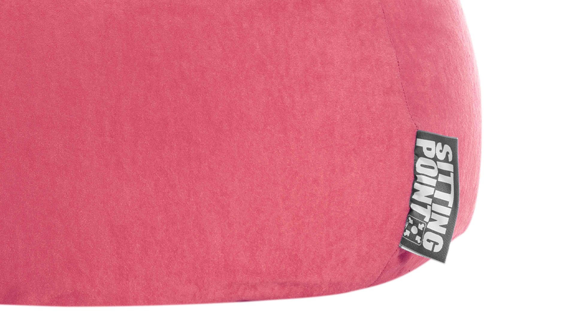 Standard-Sitzsack Magma sitting point aus Kunstfaser in Pink SITTING POINT beanbag easy L - Sitzmöbel pinke Mikrofaser - ca. 120 Liter