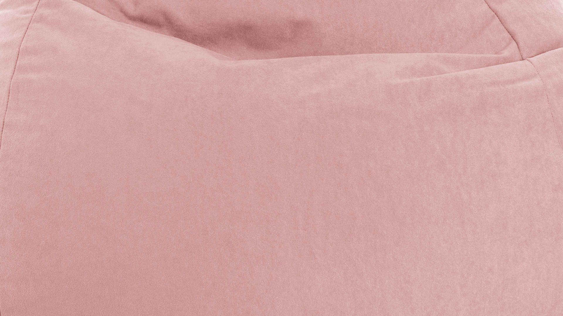 Standard-Sitzsack Magma sitting point aus Kunstfaser in Rosa SITTING POINT beanbag easy XL als Sitzmöbel altrosa Mikrofaser - ca. 220 Liter