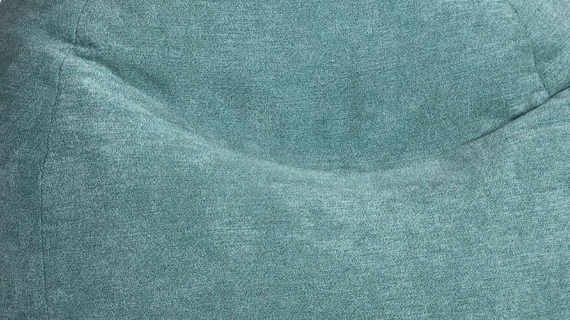 Sitzsack Magma sitting point aus Kunstfaser in Petrol SITTING POINT beanbag alfa XXL - lässiger Sitzsack petrolfarbener Velours 034 – ca. 300 Liter