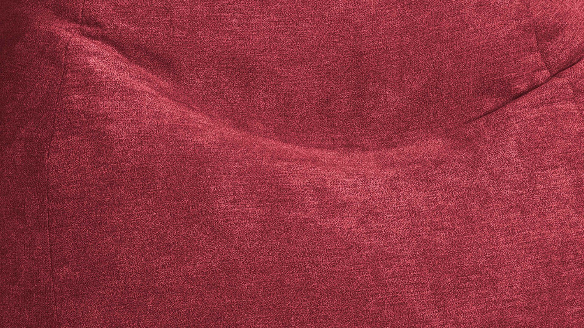 Sitzsack Magma sitting point aus Kunstfaser in Dunkelrot SITTING POINT beanbag alfa XXL - lässiger Sitzsack weinroter Velours 055 – ca. 300 Liter