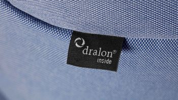 Sitzsack-Hocker Magma sitting point aus Kunstfaser in Blau SITTING POINT Sitzsack-Hocker dotcom outside als Kleinmöbel blaue Outdoor-Kunstfaser – Durchmesser ca. 60 cm