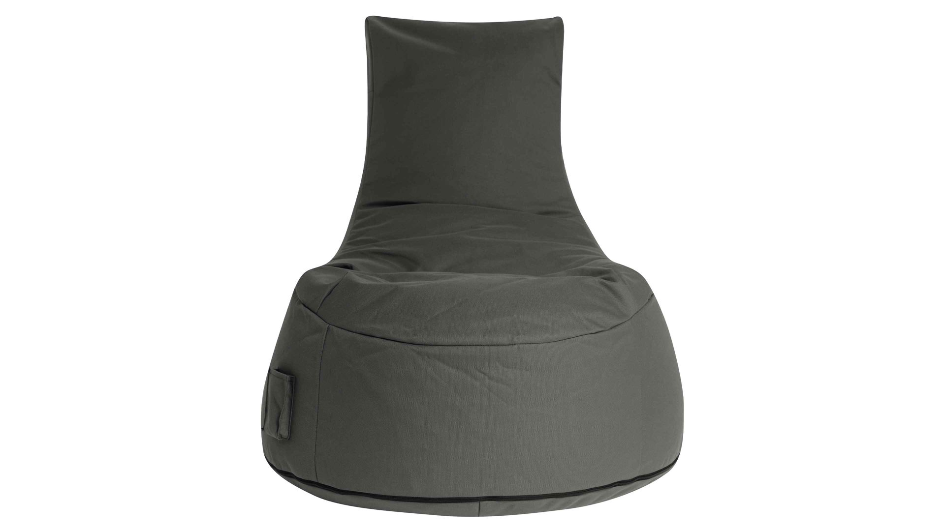 Sitzsack-Sessel Magma sitting point aus Kunstfaser in Anthrazit SITTING POINT Sitzsack-Sessel swing outside anthrazitfarbene Outdoor-Kunstfaser - ca. 300 Liter