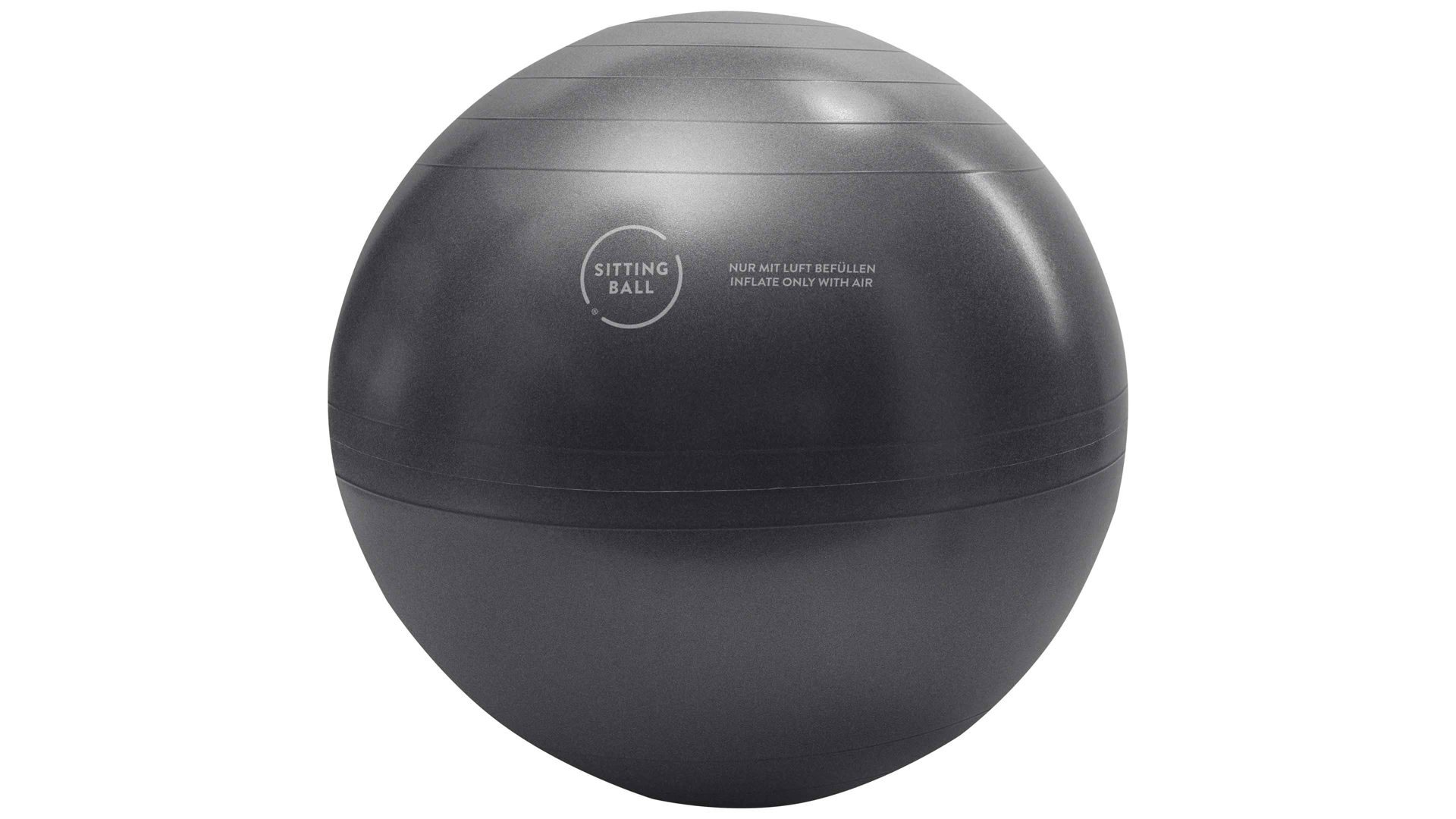 Sitzball Magma sitting point aus Kunstfaser in Anthrazit SITTING BALL® Felt anthrazitfarbener Bezug – Durchmesser ca. 65 cm