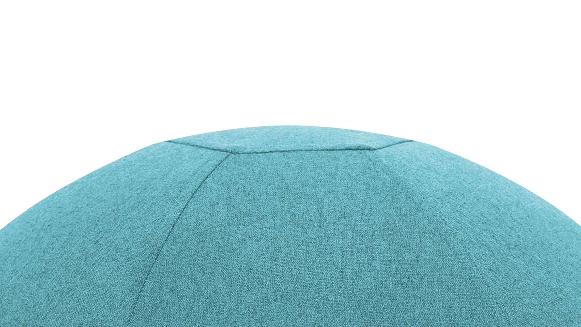 Sitzball Magma sitting point aus Kunstfaser in Türkis SITTING BALL® Felt aquariusfarbener Bezug – Durchmesser ca. 65 cm