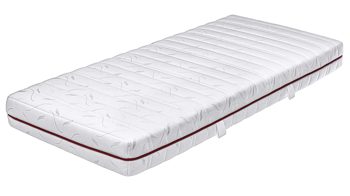 Federkernmatratze comfortmaster besser sitzen, liegen, leben aus Stoff in Weiß Comfortmaster Matratze Classic T H2, Taschenfederkern – Liegefläche ca. 80 x 200 cm