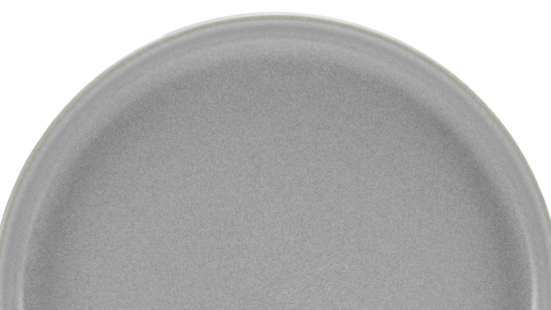 Essteller Creatable aus Keramik in Grau CREATABLE Uno – Speiseteller graues Steinzeug – Durchmesser ca. 28 cm
