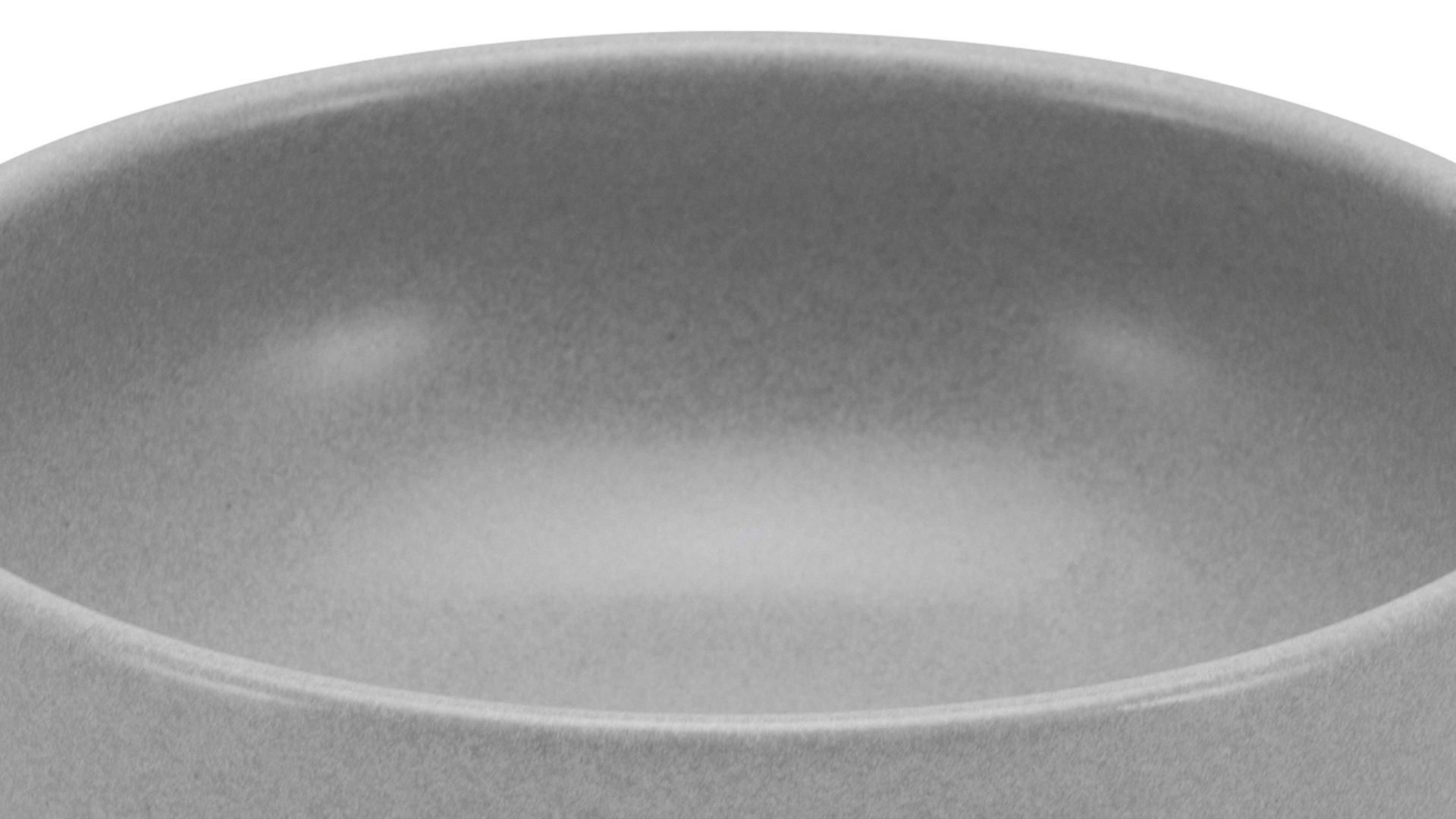Schale Creatable aus Keramik in Grau CREATABLE Uno – Dipschale graues Steinzeug – Durchmesser ca. 12 cm