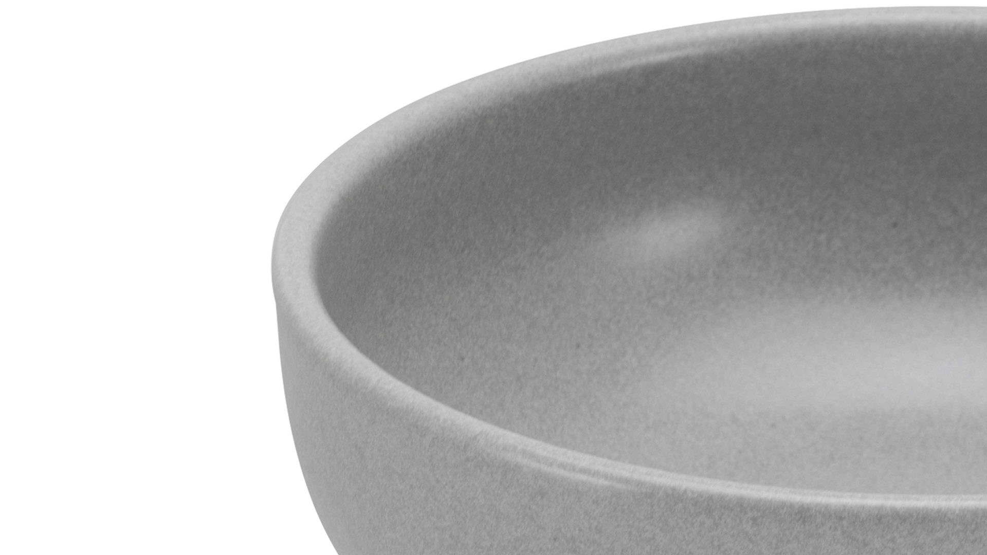 Schale Creatable aus Keramik in Grau CREATABLE Uno – Dipschale graues Steinzeug – Durchmesser ca. 12 cm