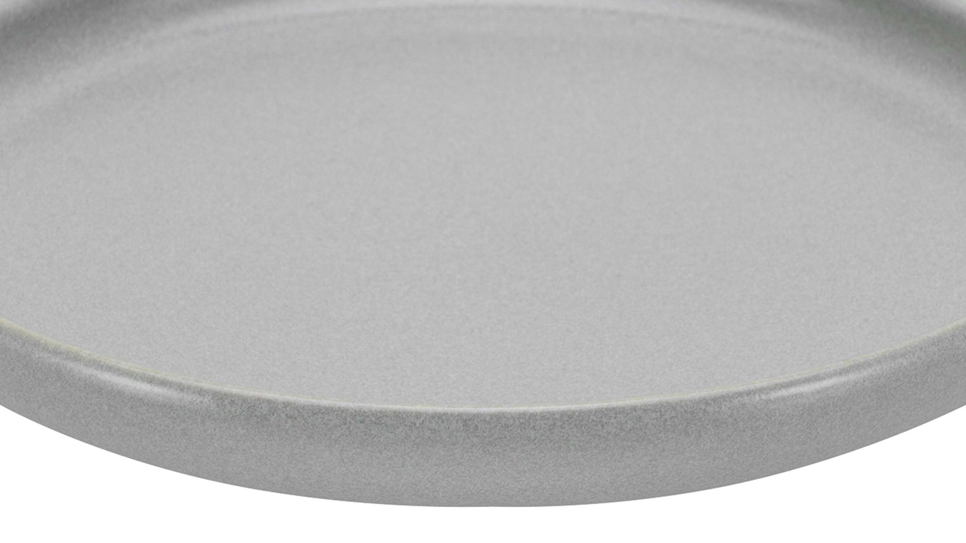 Kuchen- / Frühstücks- / Dessertteller Creatable aus Keramik in Grau CREATABLE Uno – Brotteller graues Steinzeug – Durchmesser ca. 18 cm