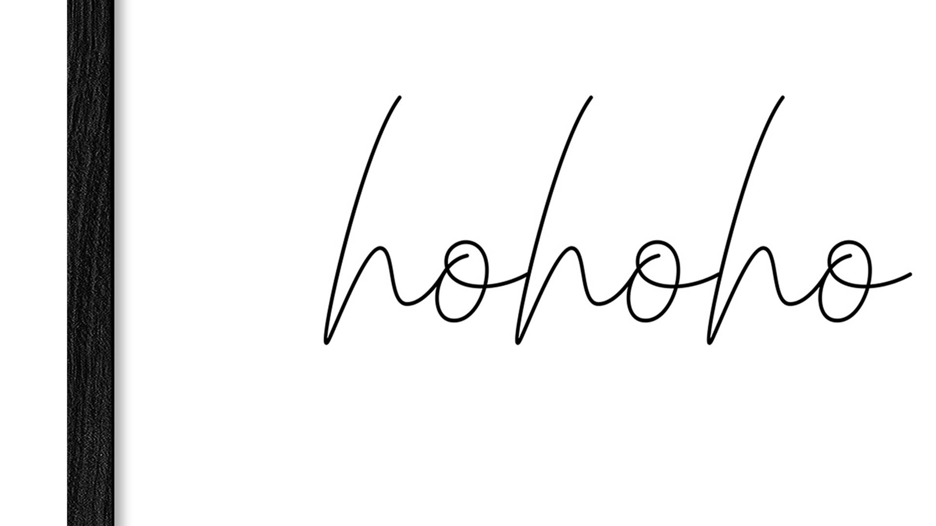 Kunstdruck Pro®art bilderpalette aus Karton / Papier / Pappe in Weiß PRO®ART Kunstdruck Christmas 4 Weiß & Schwarz - ca. 33 x 43 cm