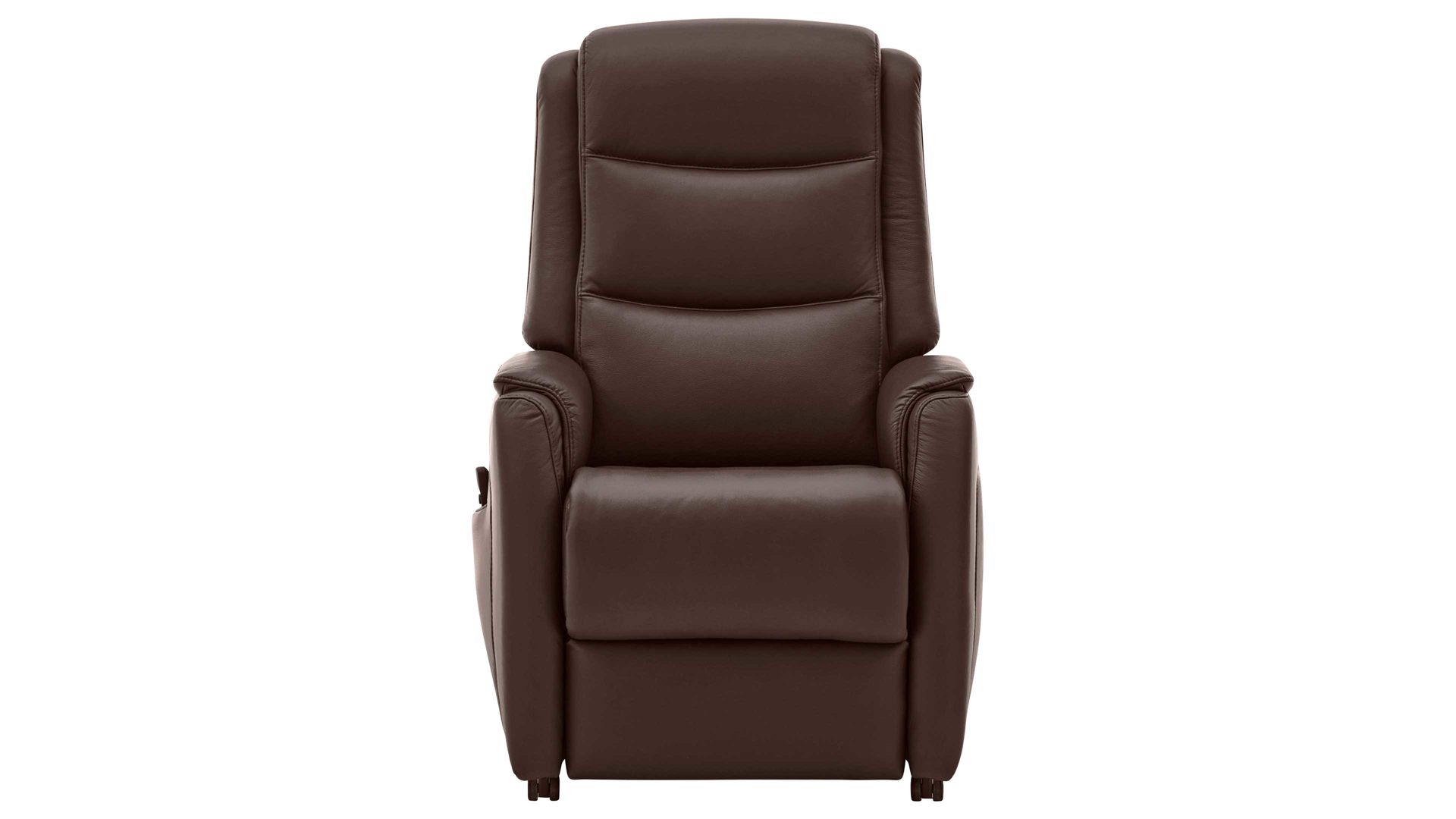 Fernsehsessel OrthoSedis aus Leder in Braun OrthoSedis OS-HU1111 - TV-Sessel A8 motorisch - schokofarbenes Leder Torro