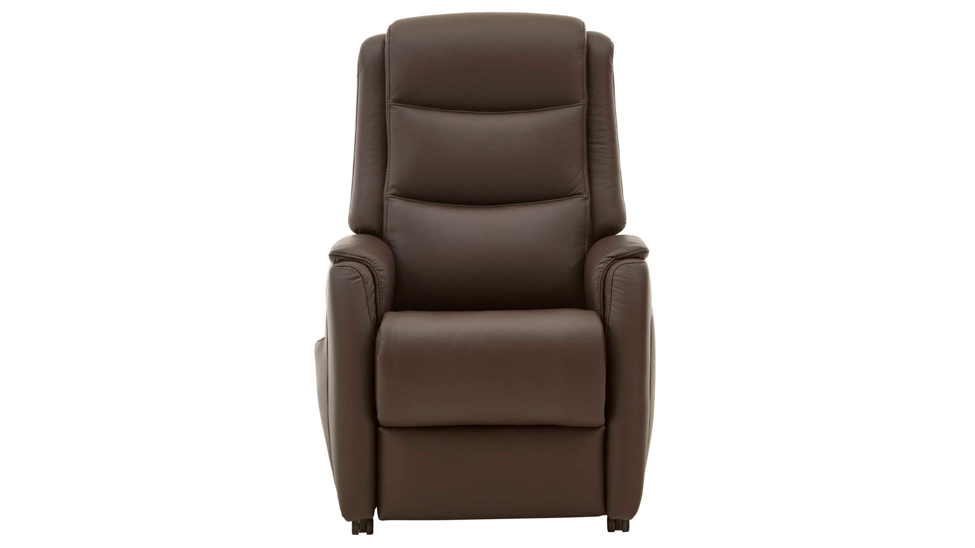 Fernsehsessel OrthoSedis aus Leder in Braun OrthoSedis OS-HU1111 - TV-Sessel 01 manuell - schokofarbenes Leder Torro