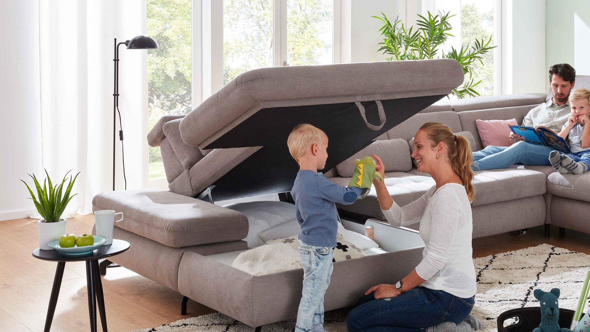 Funktion modulmaster aus Metall in Transparent Modulmaster MM-MP1109 - Aufklappfunktion für Canapes