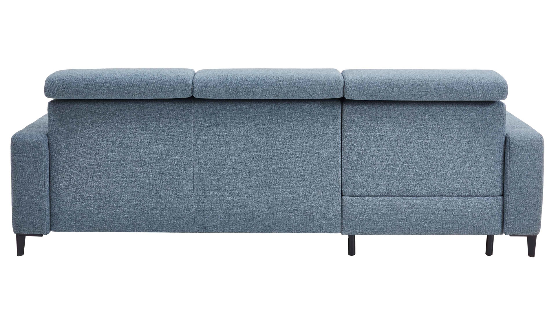 Ecksofa Poco | steinpol aus Stoff in Hellblau POCO Schlafsofa Westside Premium - Ecksofa mit Schlaffunktion blaugraues Flachgewebe Portofino, Breite ca. 262 cm