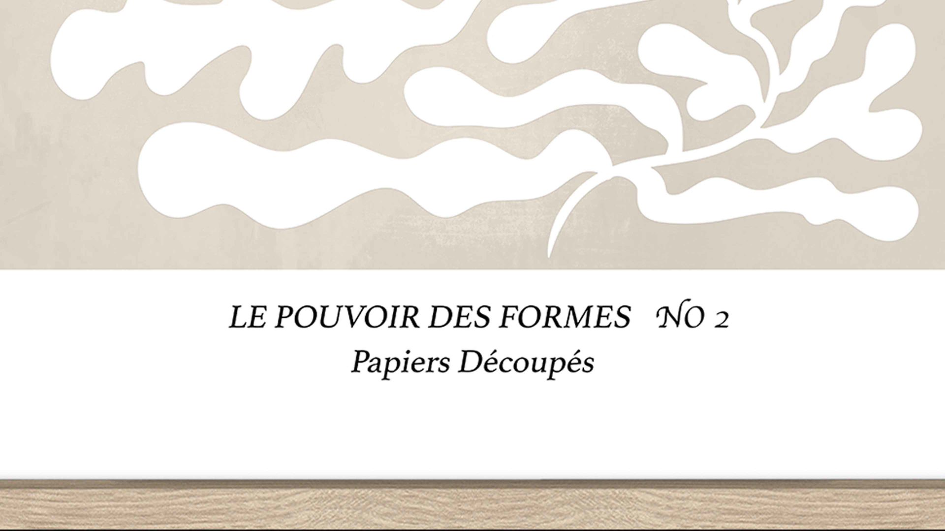 Kunstdruck Pro®art bilderpalette aus Karton / Papier / Pappe in Beige PRO®ART Kunstdruck Papier Decoupes I Beige & Weiß - ca. 50 x 70 cm