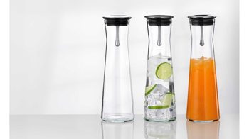 Karaffe Bohemia cristal aus Glas in Transparent BOHEMIA Cristal Karaffe Simax, Krug mit Ausgiesser Borosilikatglas spülmaschinengeeignet ca. 1,1 l