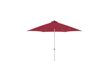 Sonnenschirm Doppler® aus Kunstfaser in Rot doppler® Sonnenschirm Act rote Bespannung – Durchmesser ca. 310 cm