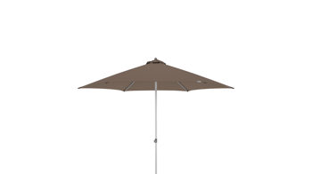 Sonnenschirm Doppler® aus Kunstfaser in Braun doppler® Sonnenschirm Act greige Bespannung – Durchmesser ca. 310 cm